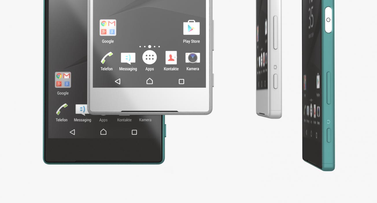 3D Sony Xperia Z5 Set model