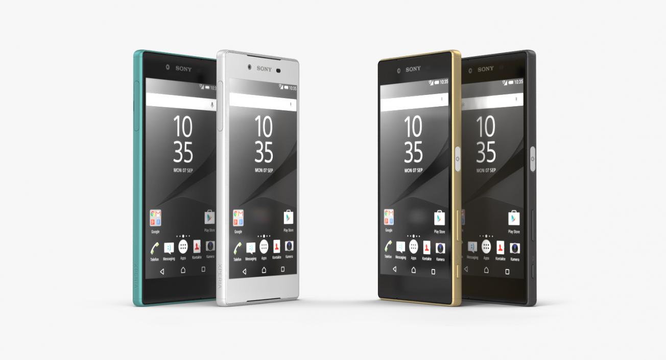 3D Sony Xperia Z5 Set model