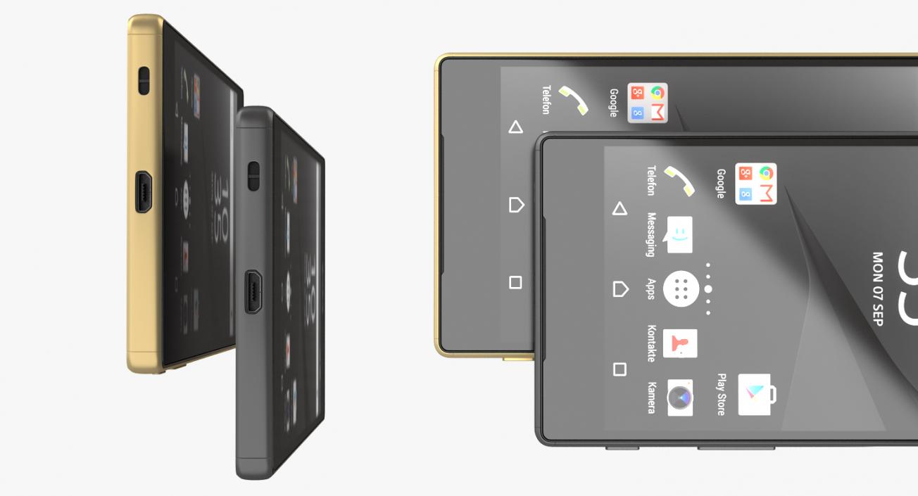 3D Sony Xperia Z5 Set model