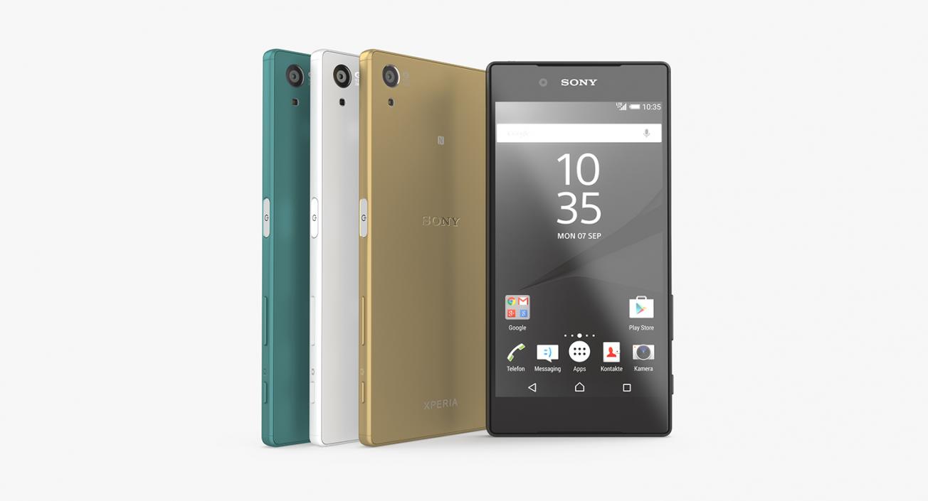 3D Sony Xperia Z5 Set model