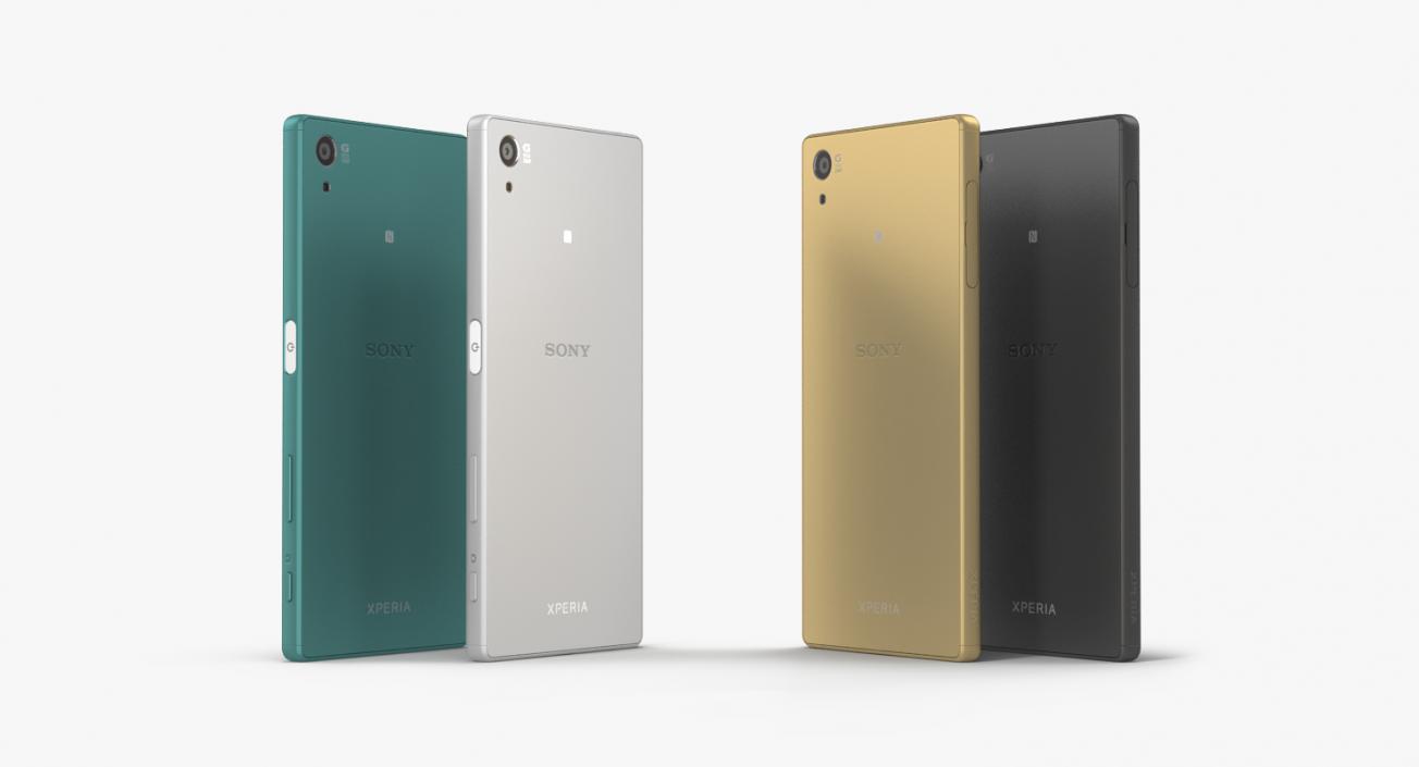 3D Sony Xperia Z5 Set model