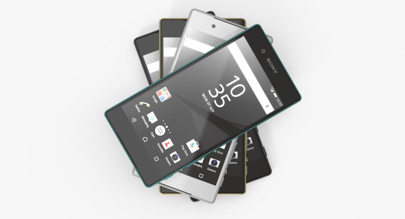 3D Sony Xperia Z5 Set model