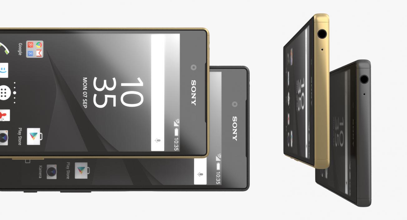 3D Sony Xperia Z5 Set model