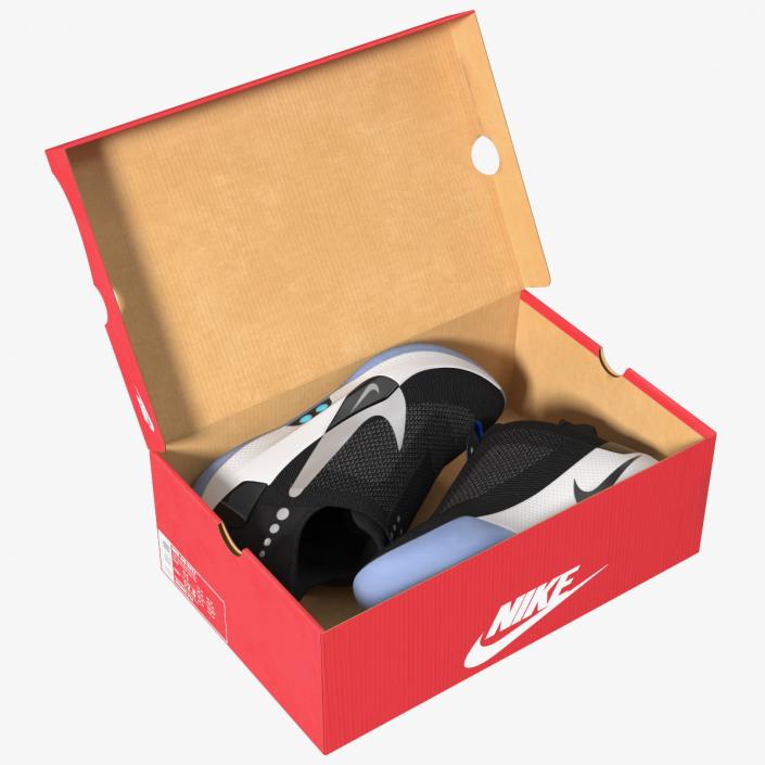 Shoe Box with Nike Sneakers 3D