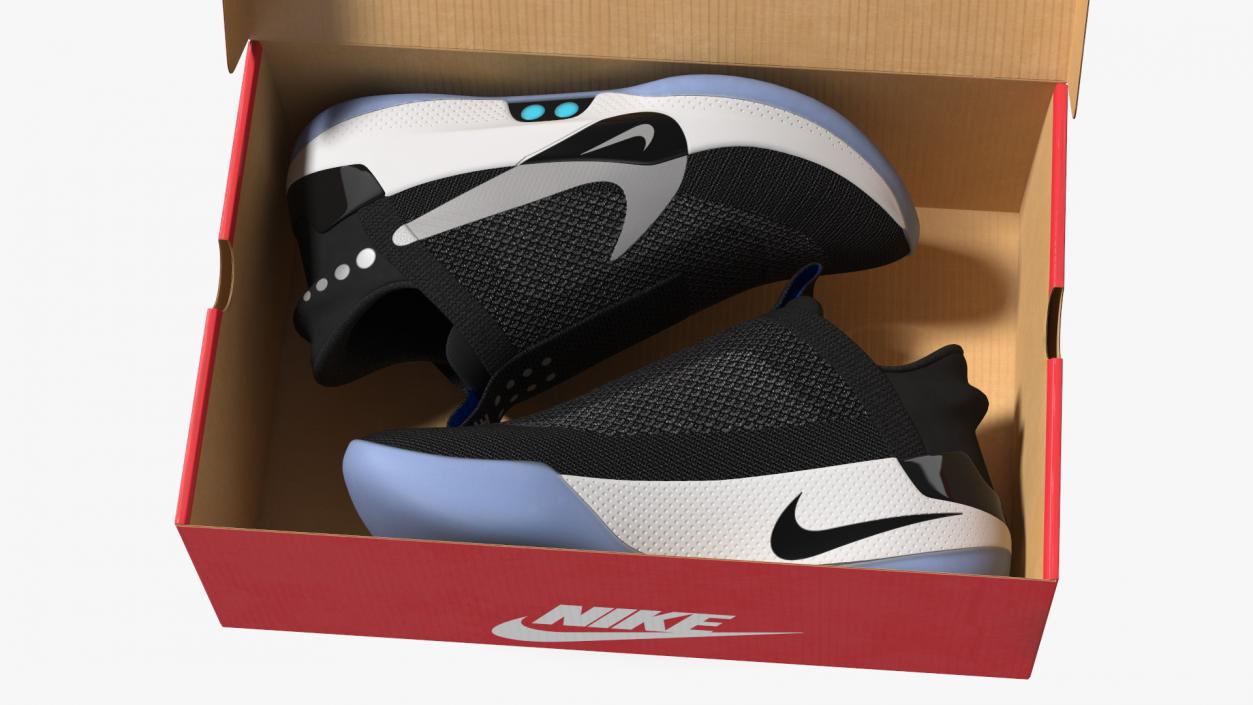 Shoe Box with Nike Sneakers 3D