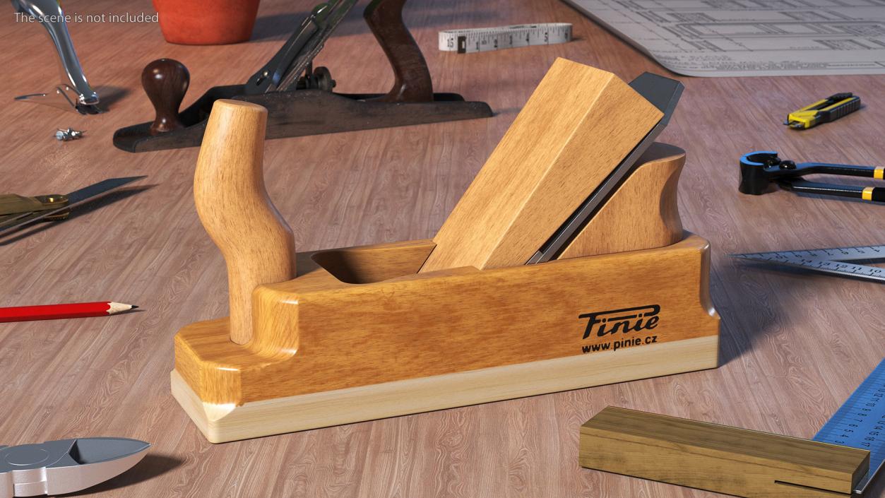 3D Wood Shaving Plane model