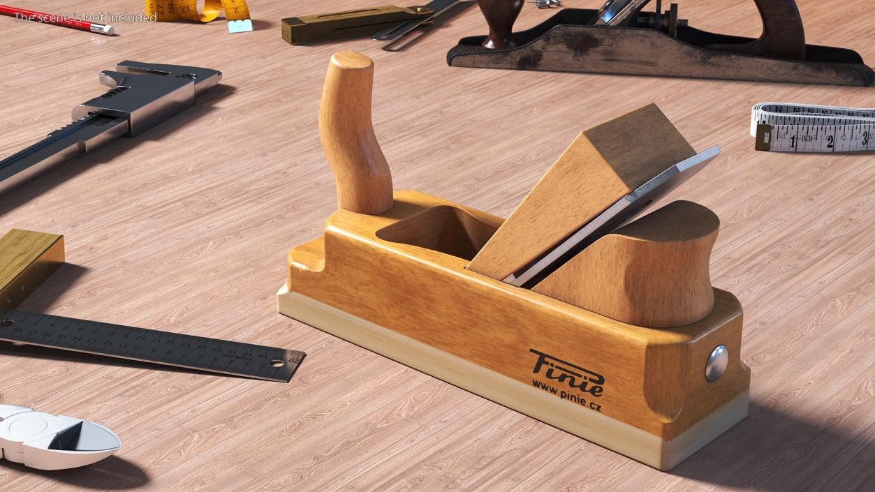 3D Wood Shaving Plane model