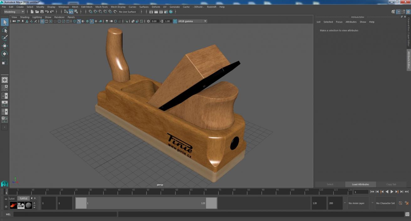 3D Wood Shaving Plane model