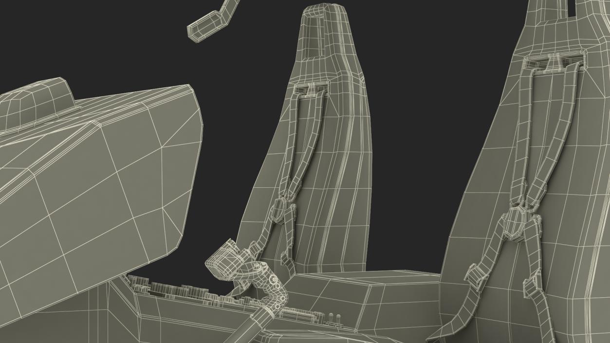 3D Utility Helicopter Cockpit