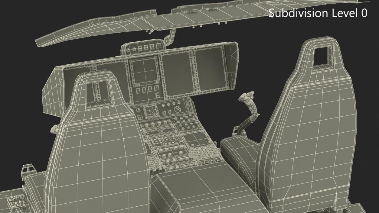 3D Utility Helicopter Cockpit