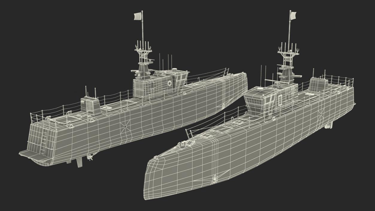 Sea Hunter USV 3D model