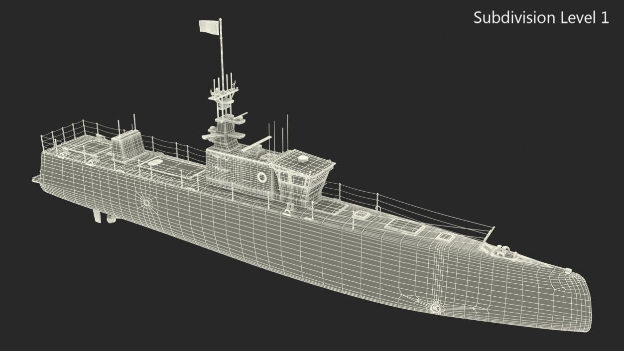 Sea Hunter USV 3D model