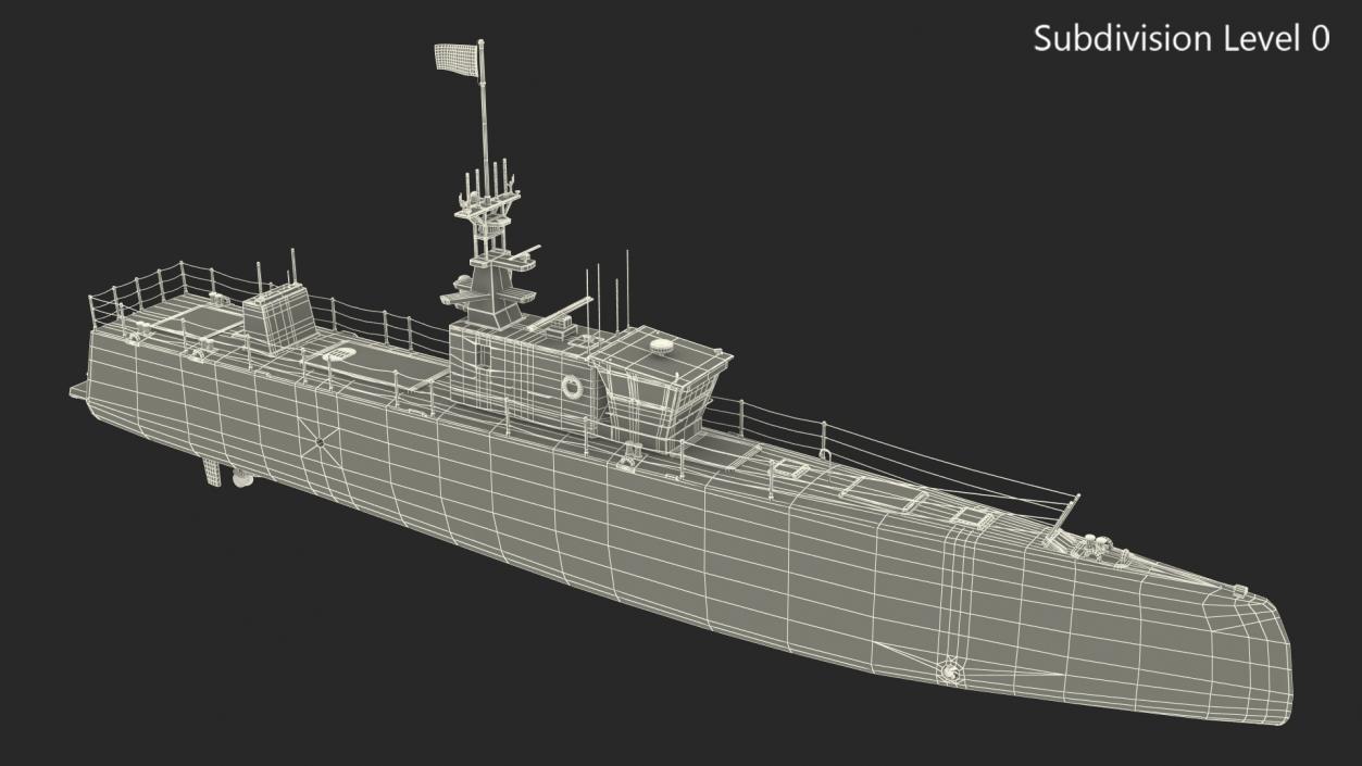 Sea Hunter USV 3D model