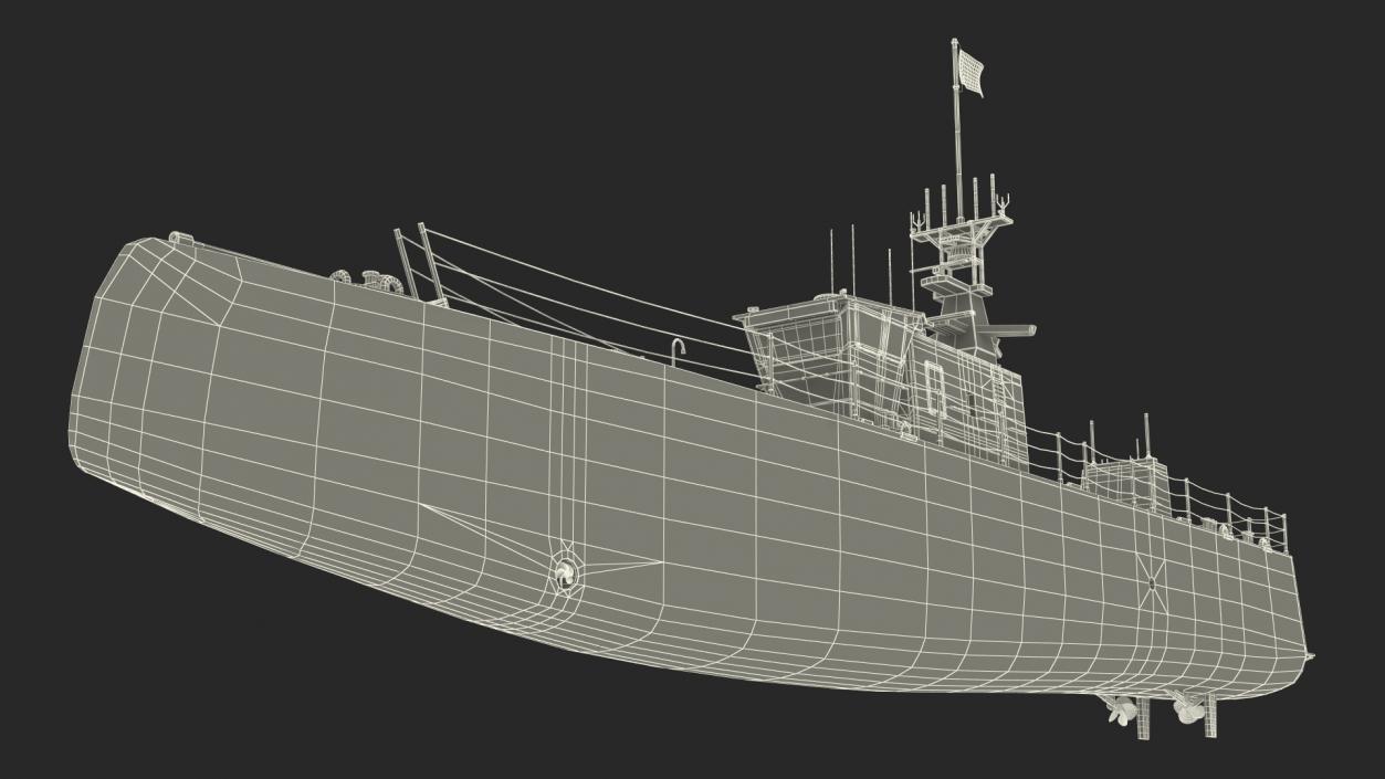 Sea Hunter USV 3D model