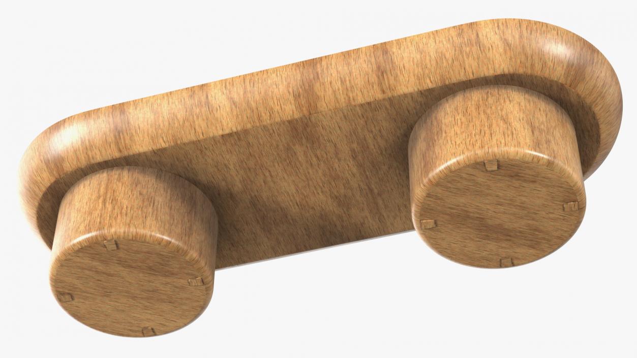 Outdoor Table Bench Wood 3D model