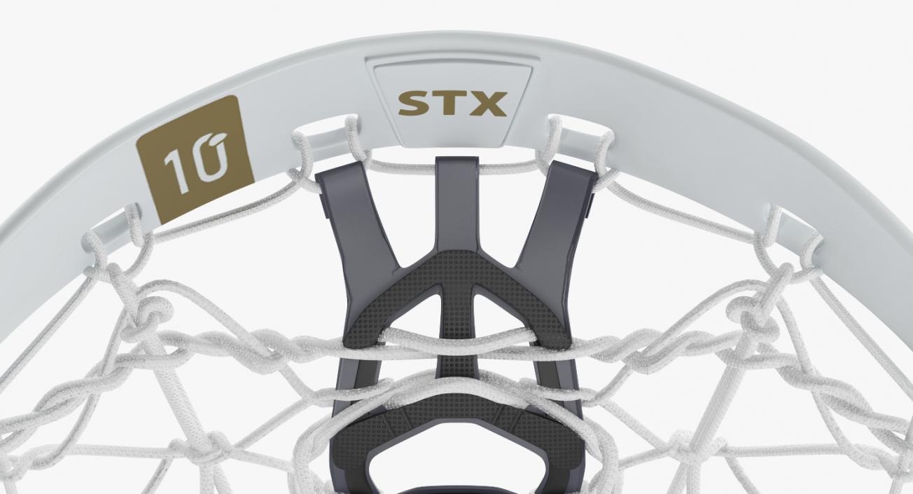 Lacrosse Stick STX and Ball 3D