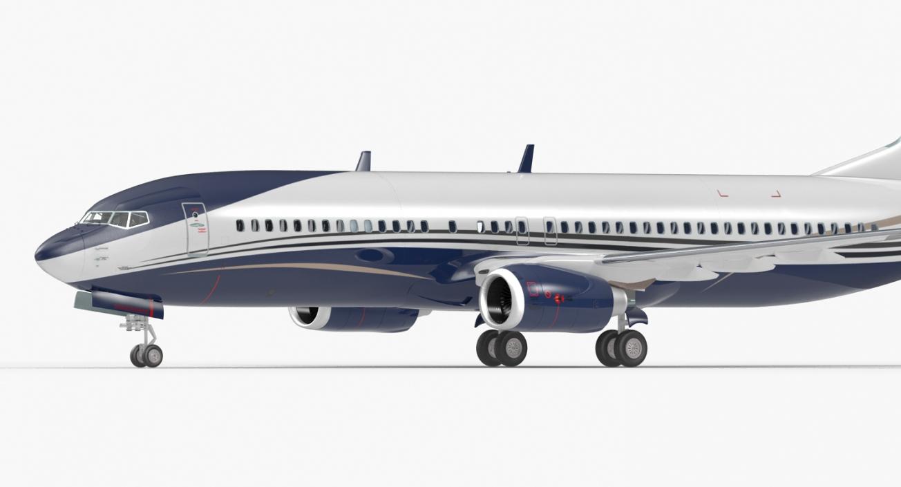 3D Boeing 737-800 with Interior Generic