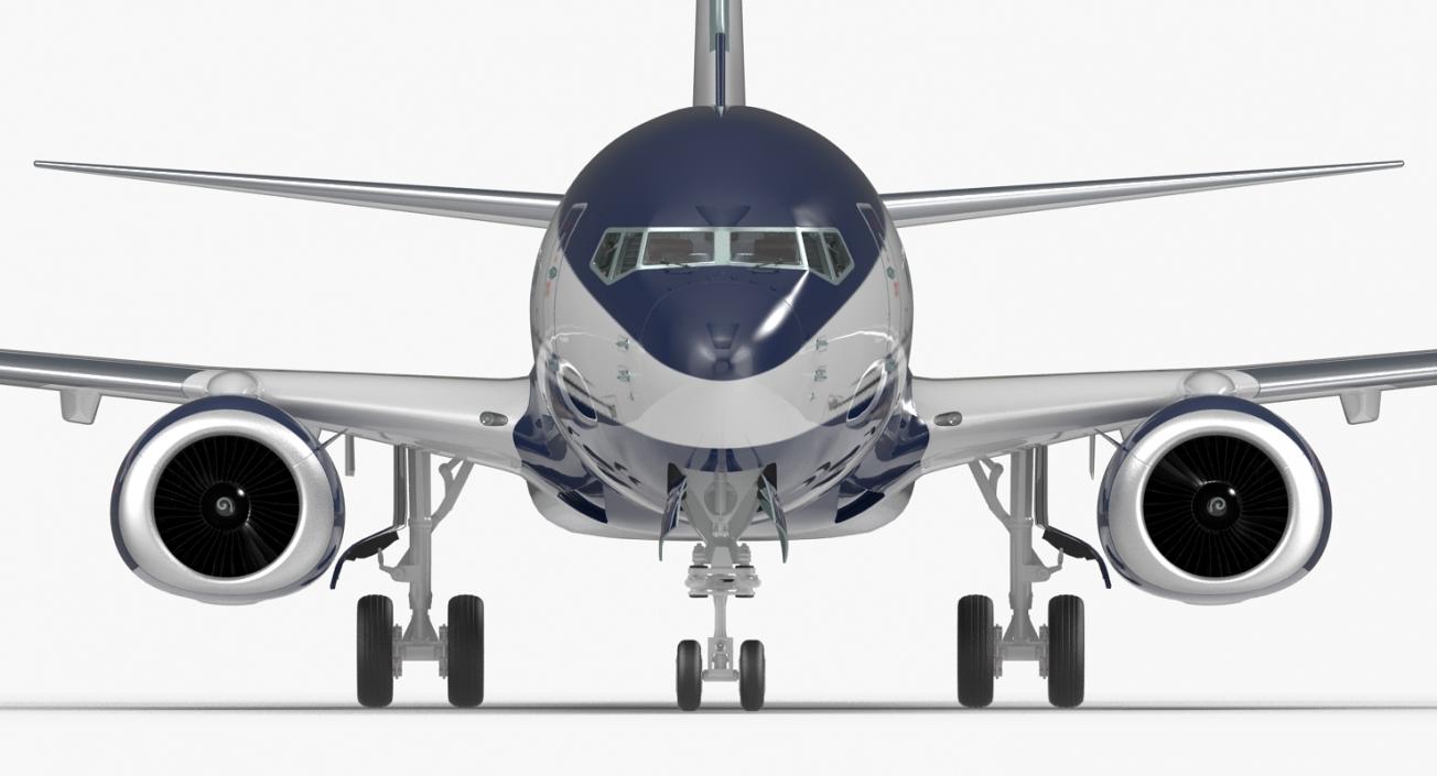 3D Boeing 737-800 with Interior Generic