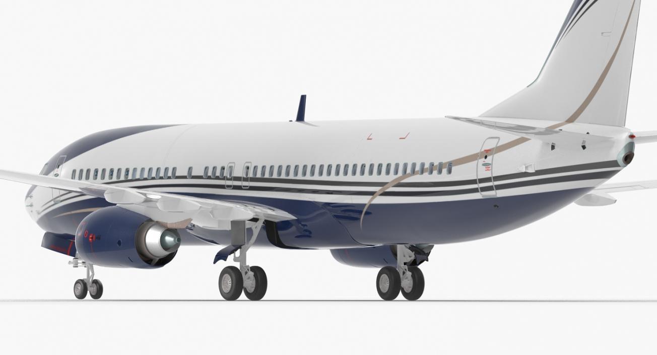 3D Boeing 737-800 with Interior Generic