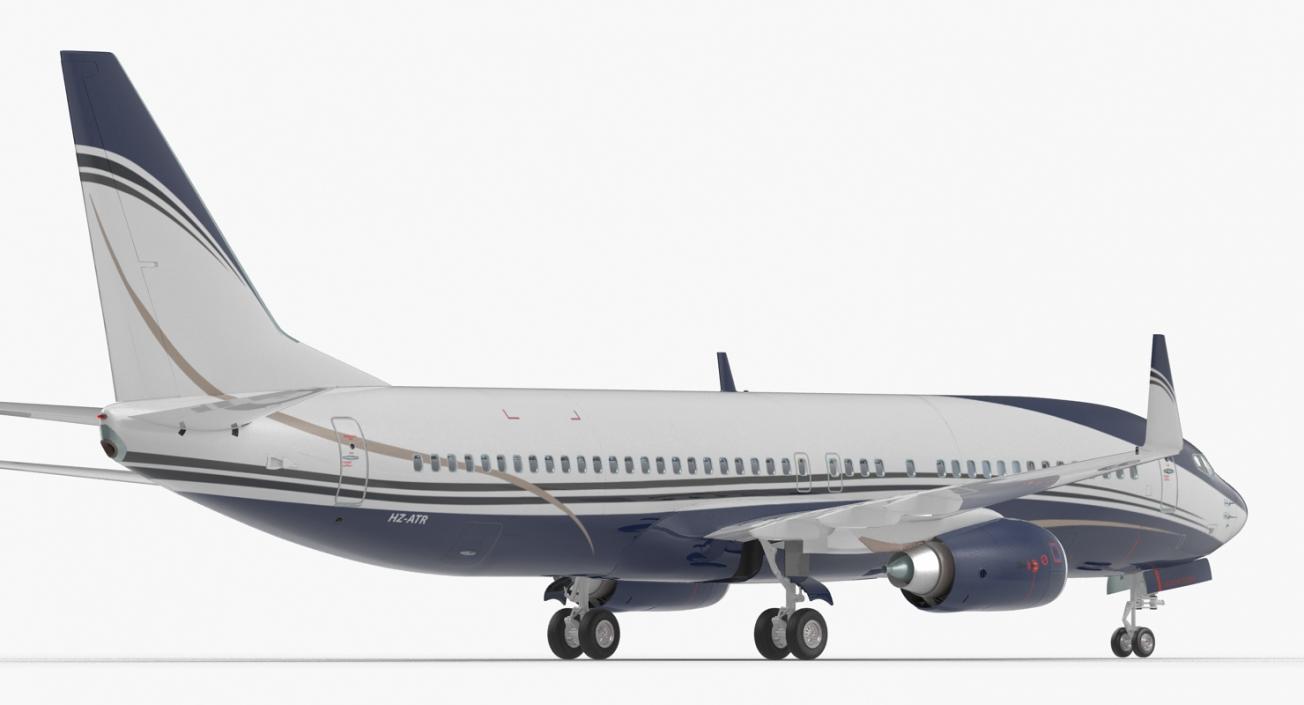 3D Boeing 737-800 with Interior Generic