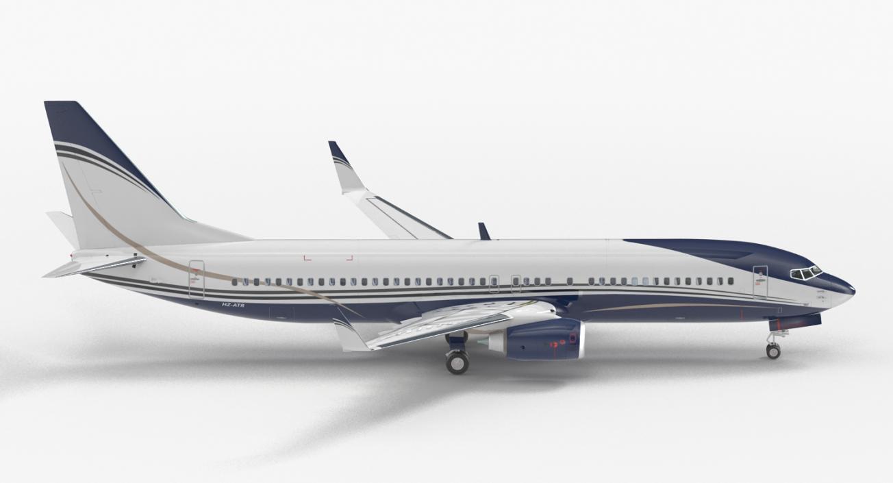 3D Boeing 737-800 with Interior Generic