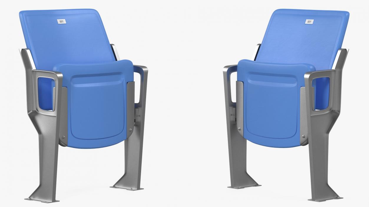 3D model Plastic Stadium Seat