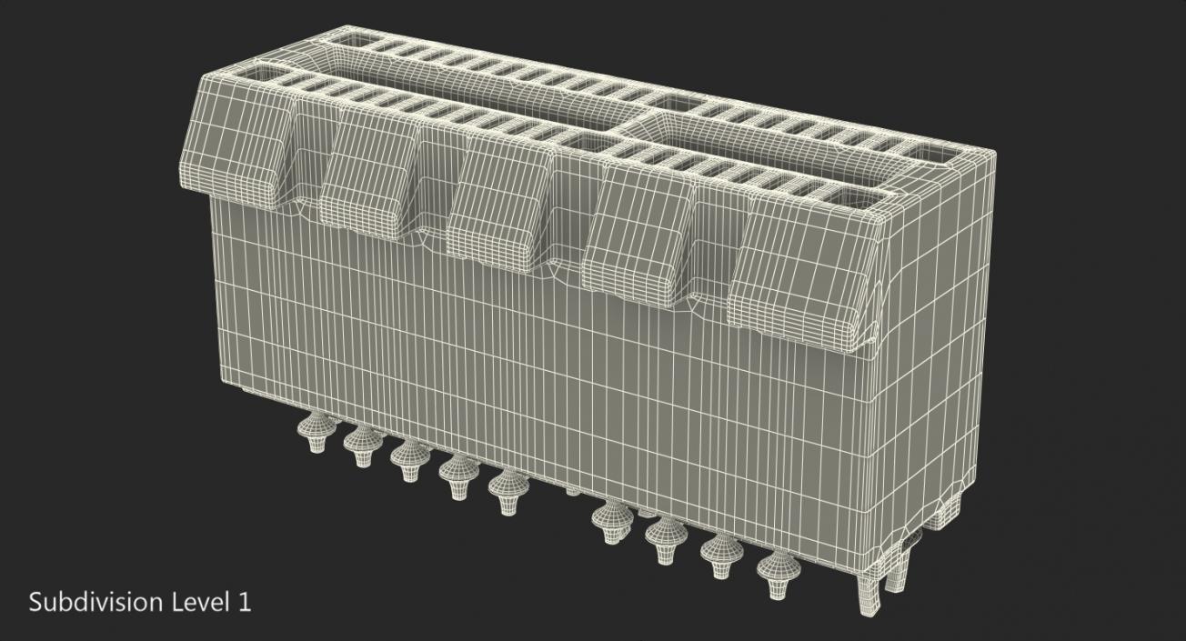 3D PCI Express Connector