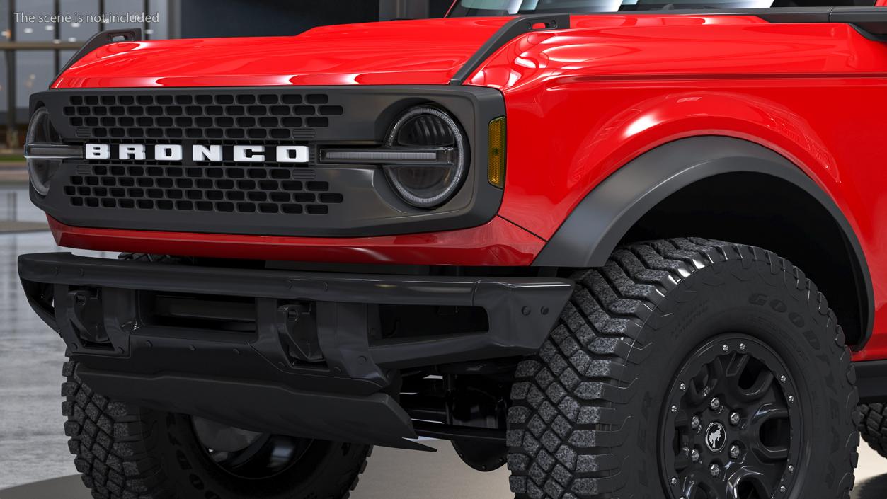 3D Ford Bronco 2021 Concept Removed Doors model