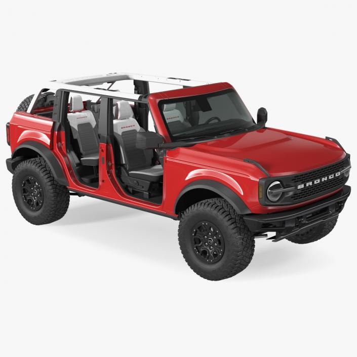 3D Ford Bronco 2021 Concept Removed Doors model