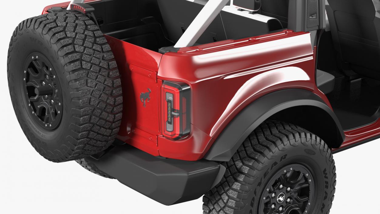 3D Ford Bronco 2021 Concept Removed Doors model