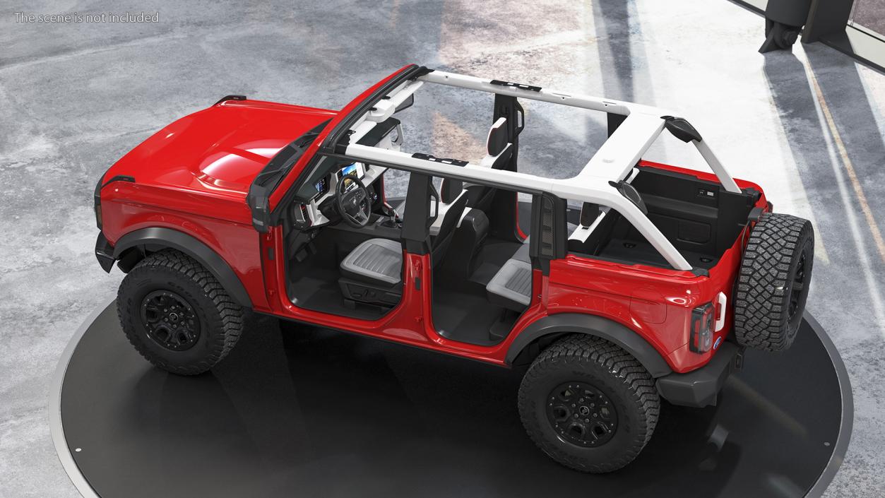 3D Ford Bronco 2021 Concept Removed Doors model