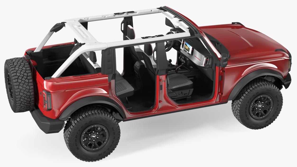 3D Ford Bronco 2021 Concept Removed Doors model