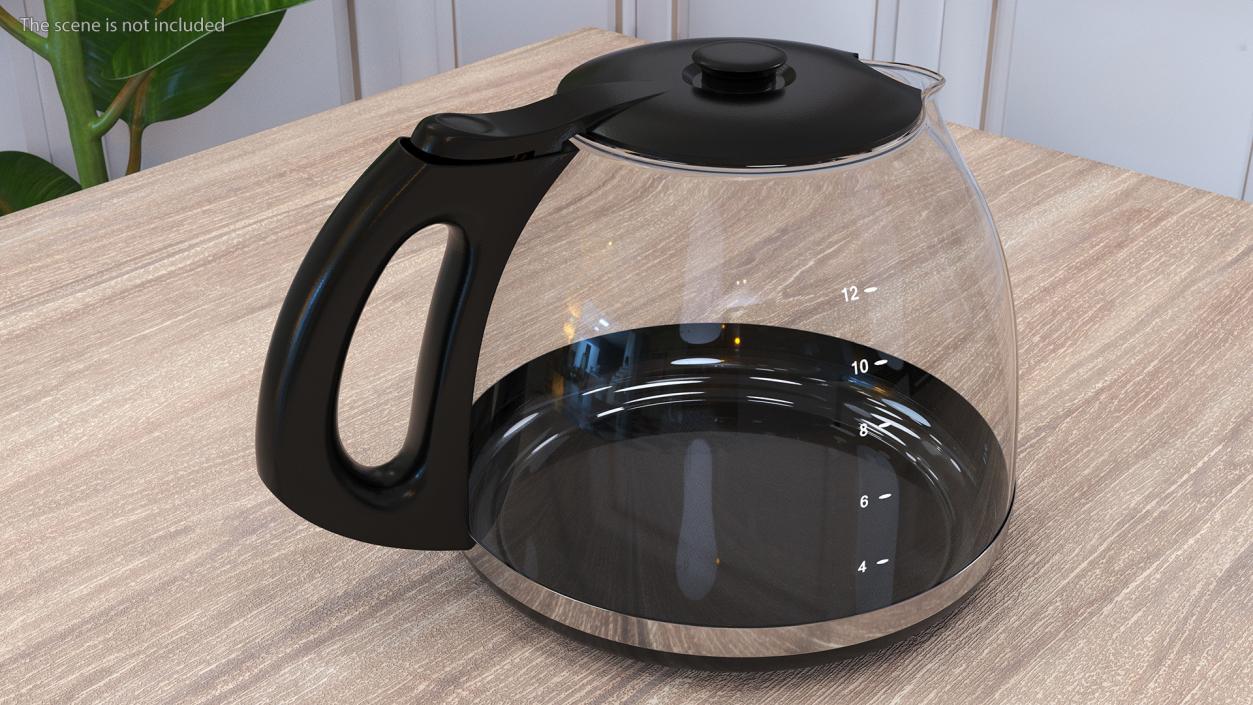 3D Glass Carafe with Lid 2 model