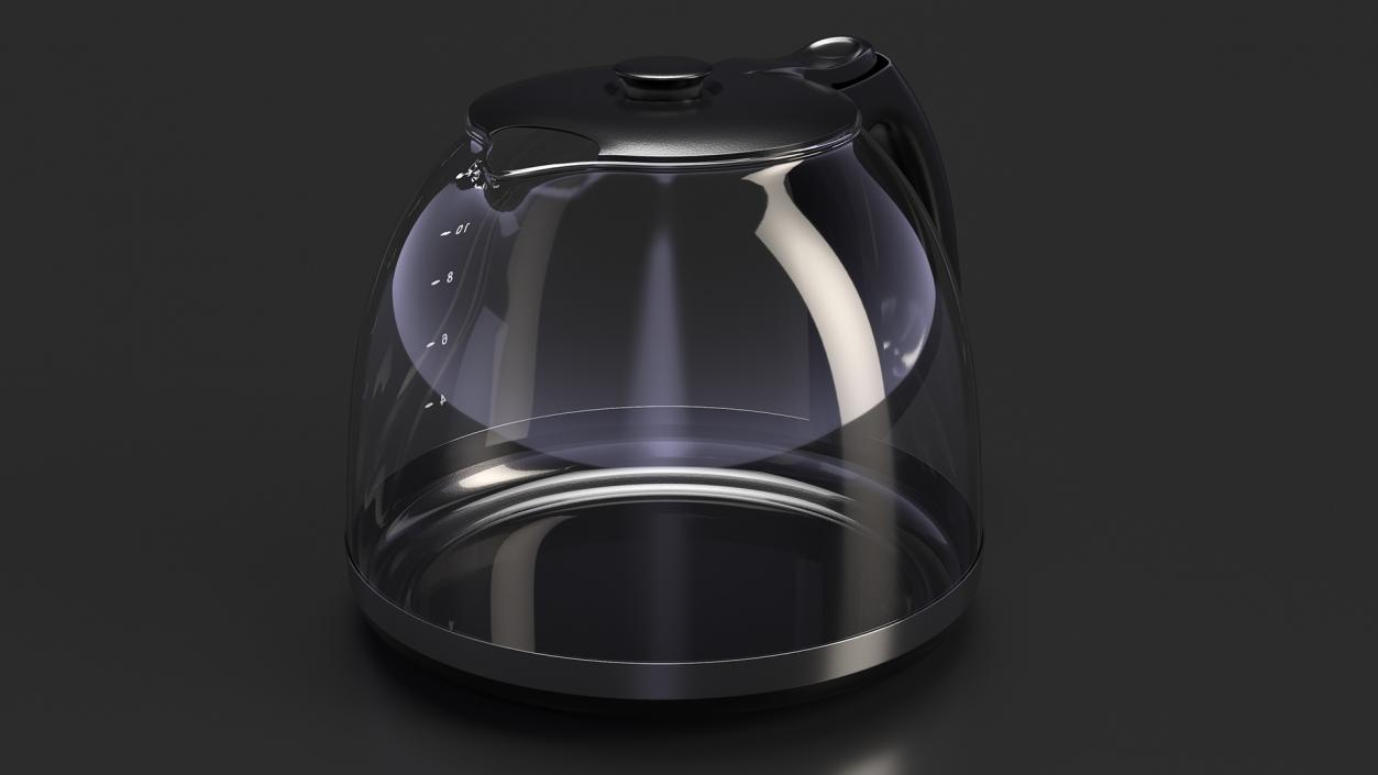 3D Glass Carafe with Lid 2 model