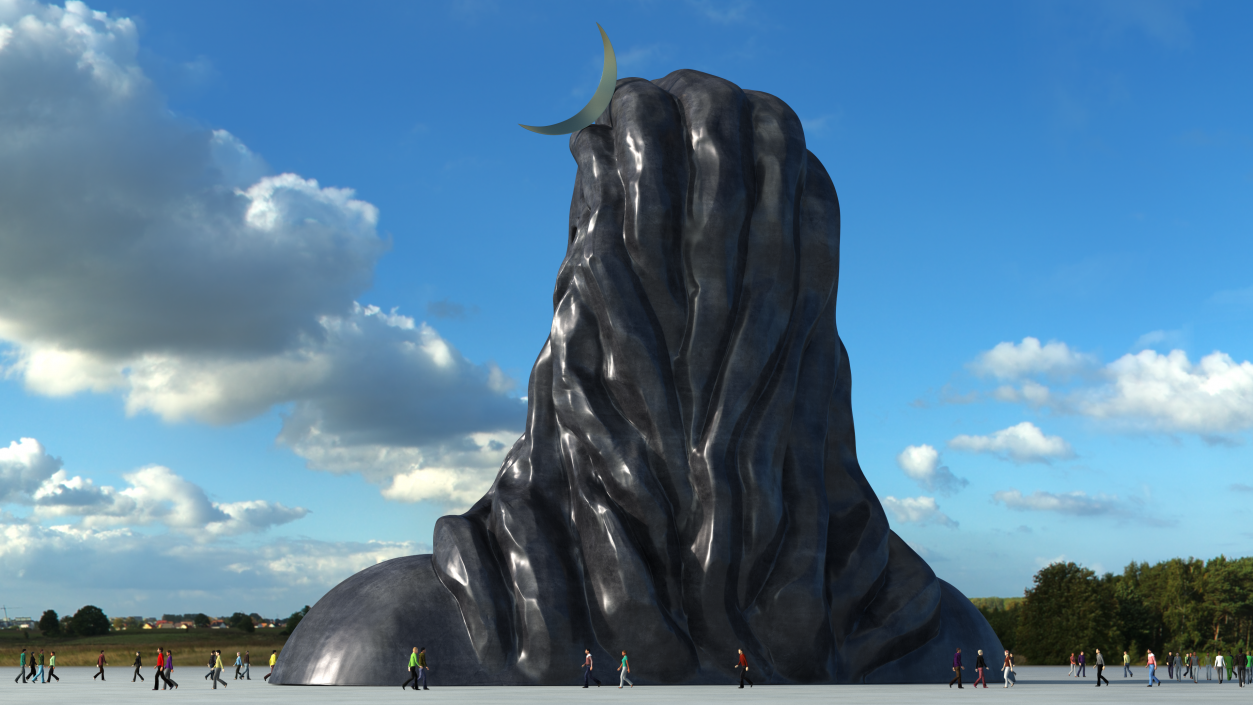 3D Adiyogi Shiva Statue for 3D Print model