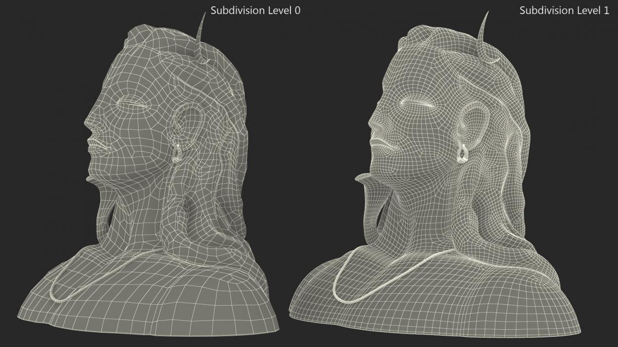 3D Adiyogi Shiva Statue for 3D Print model