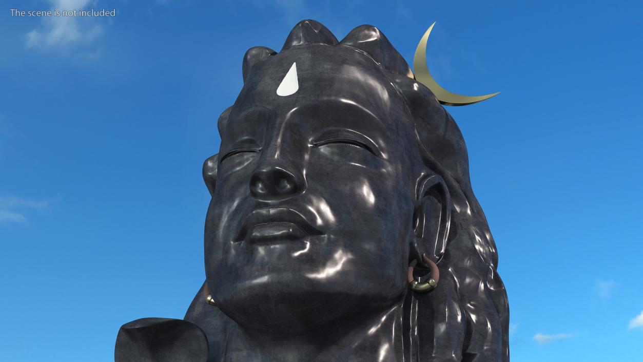 3D Adiyogi Shiva Statue for 3D Print model