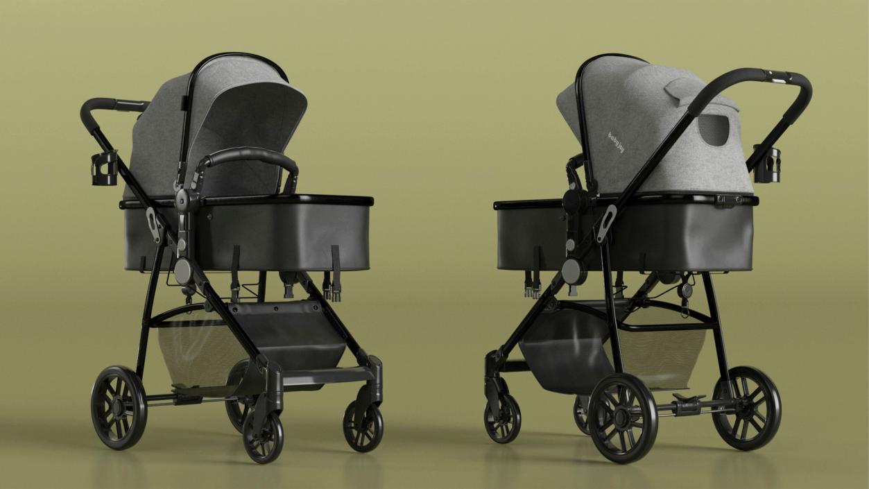 Baby Strollers Collection 4 3D