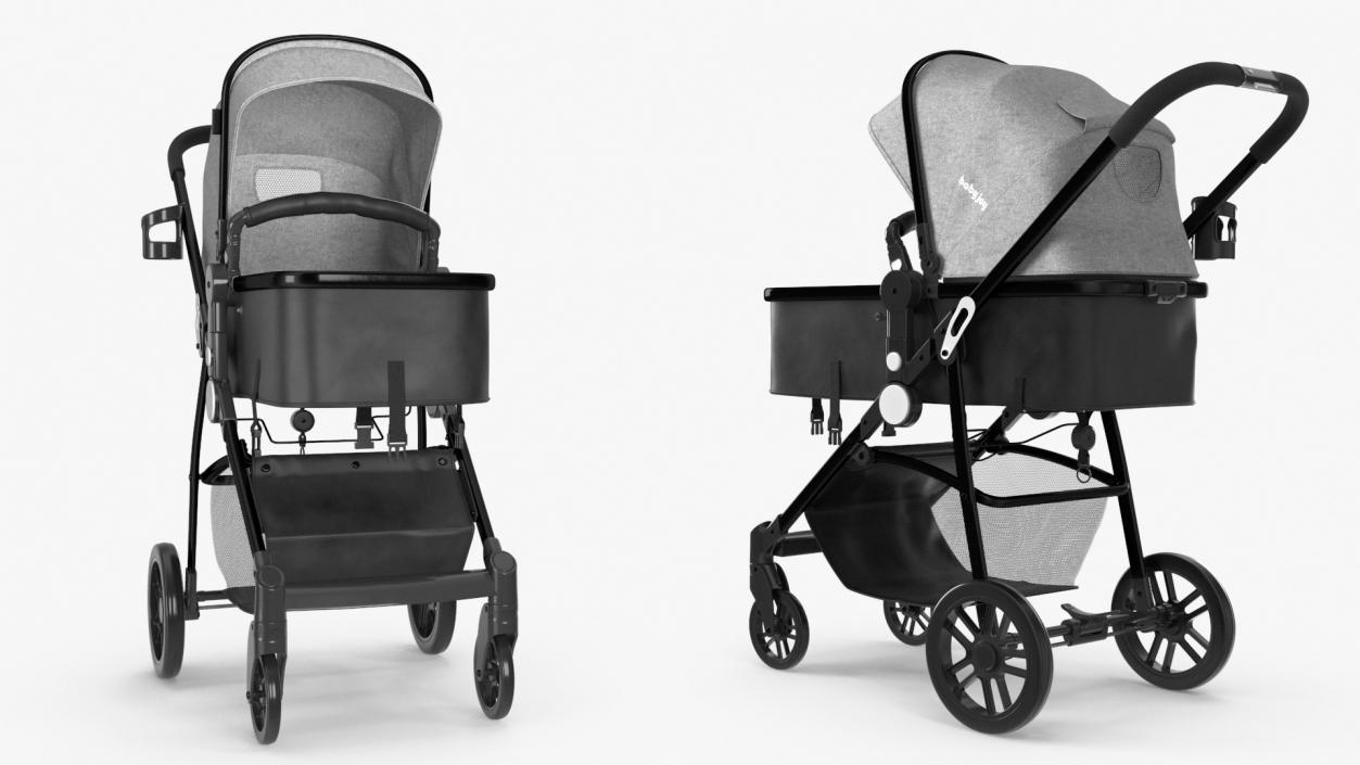 Baby Strollers Collection 4 3D