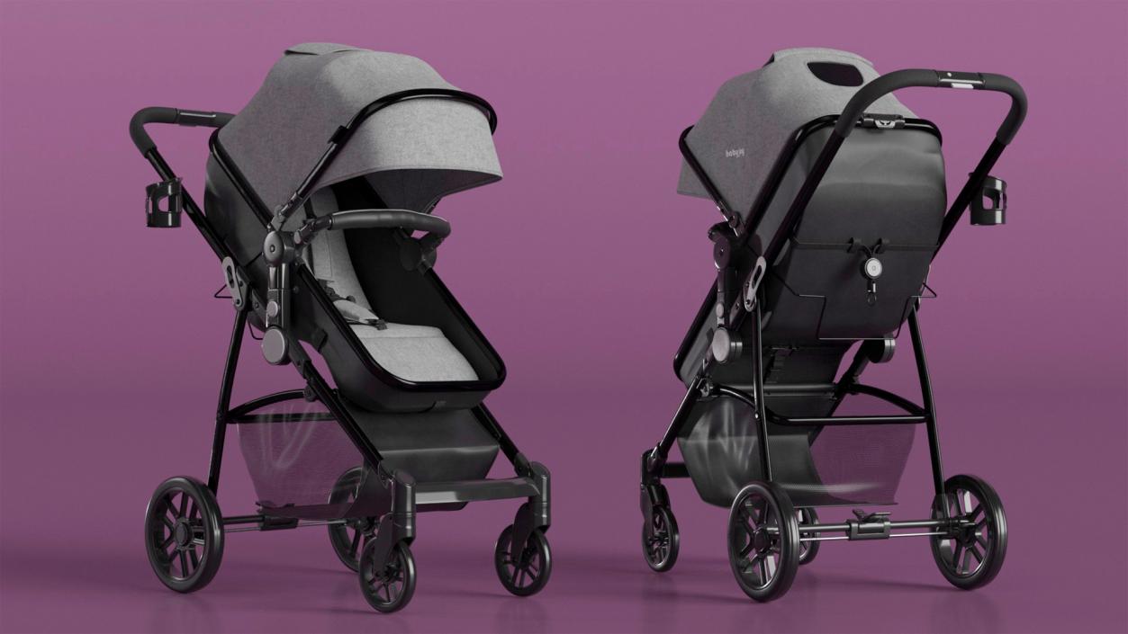 Baby Strollers Collection 4 3D