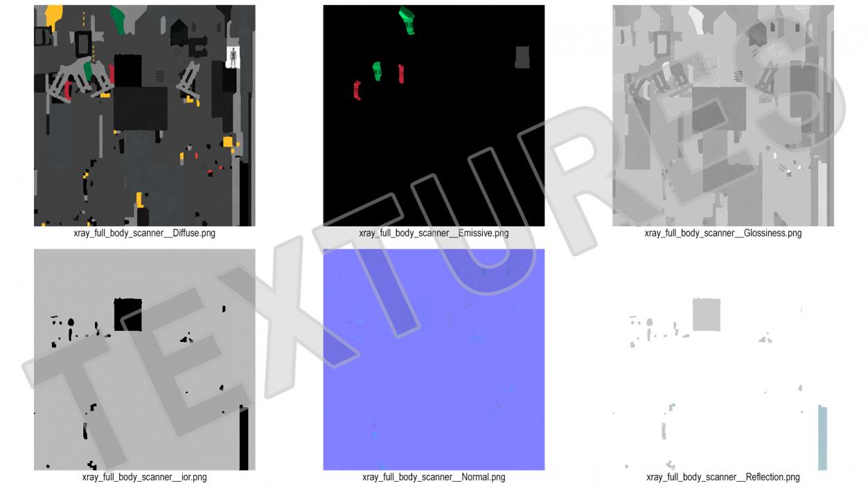 3D model Conpass Smart DV Xray People Screening System