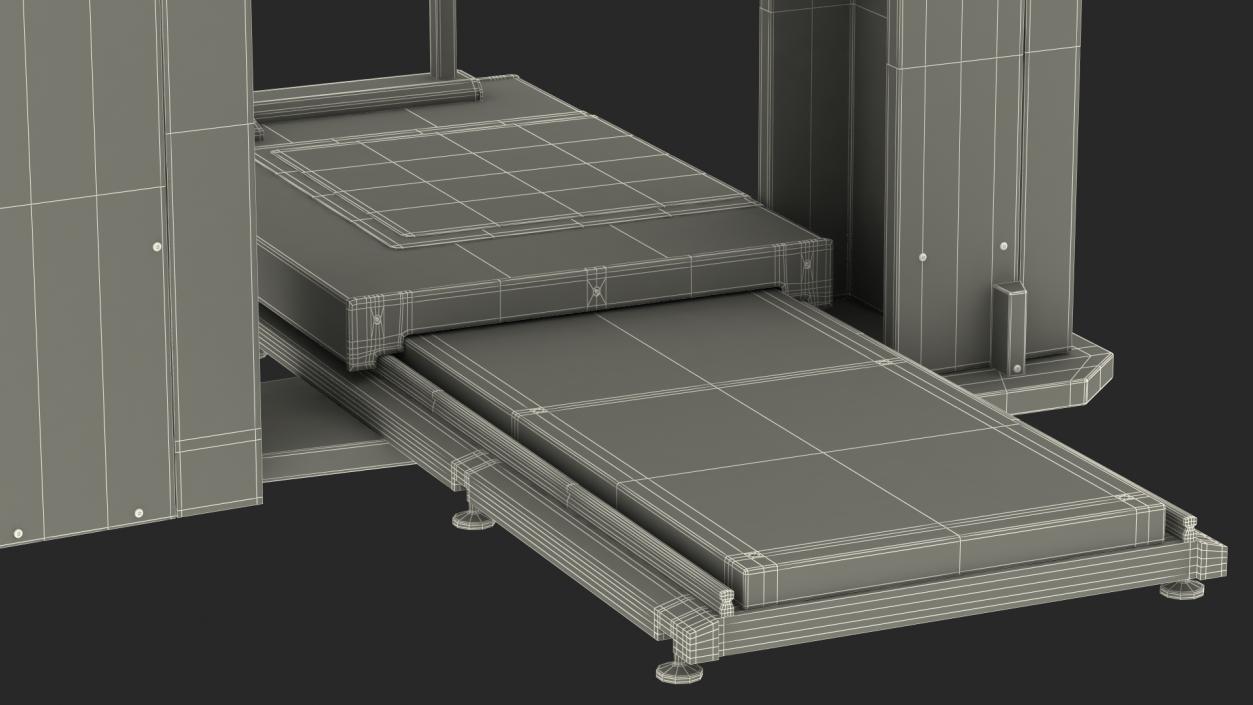 3D model Conpass Smart DV Xray People Screening System