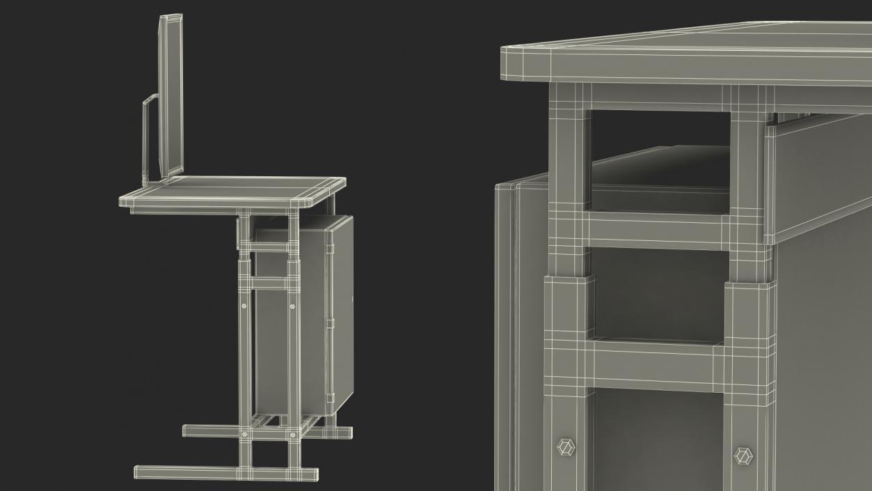 3D model Conpass Smart DV Xray People Screening System