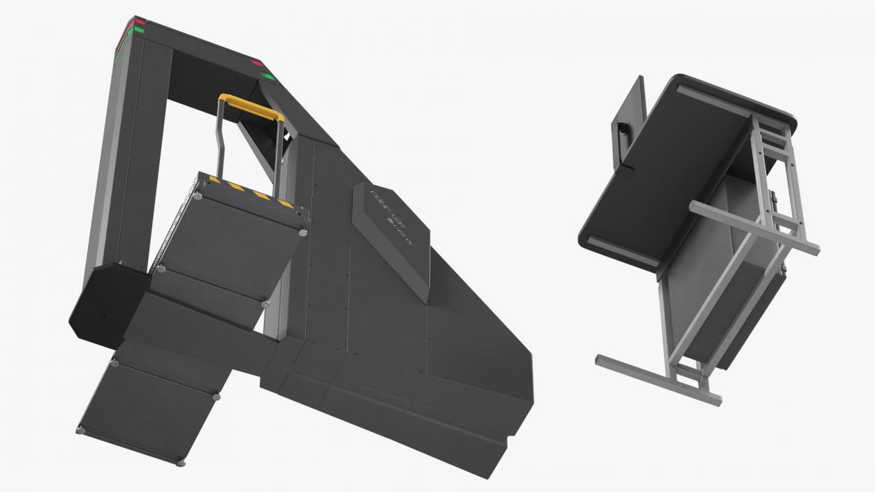 3D model Conpass Smart DV Xray People Screening System