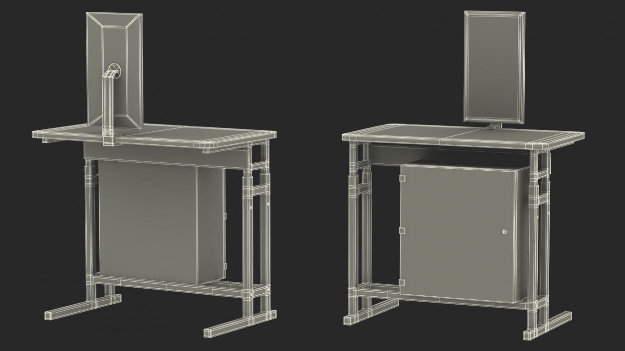 3D model Conpass Smart DV Xray People Screening System