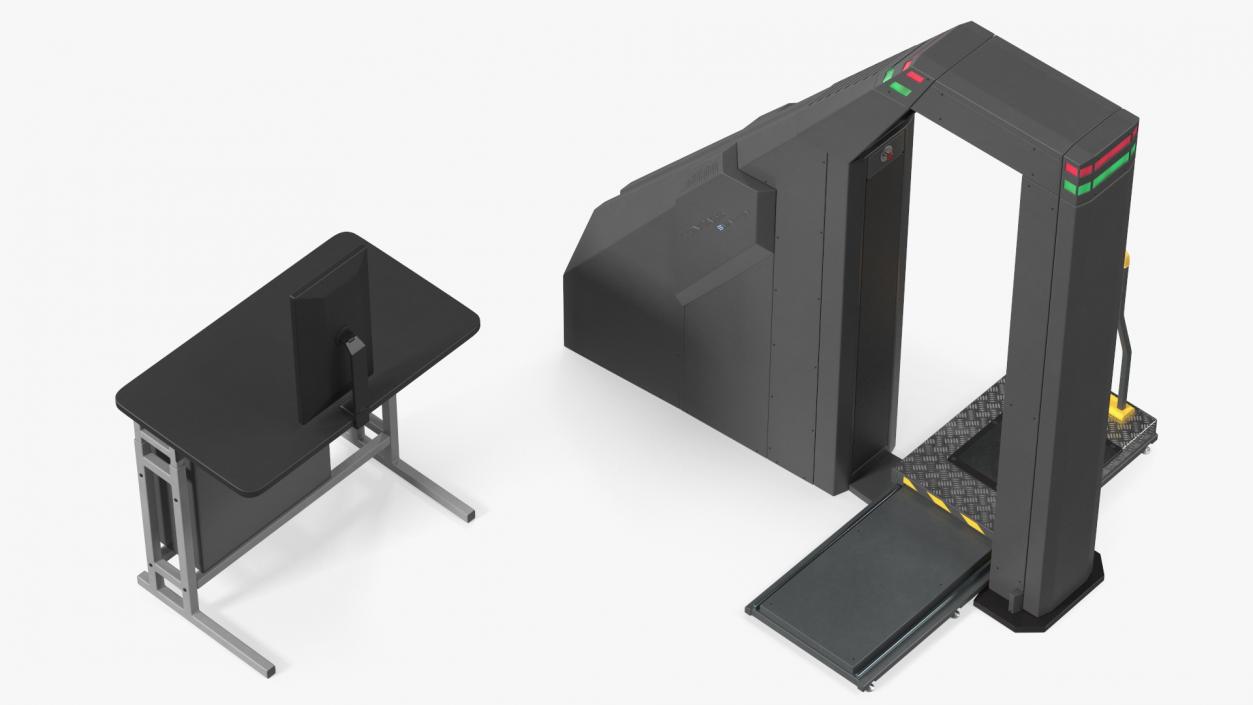 3D model Conpass Smart DV Xray People Screening System