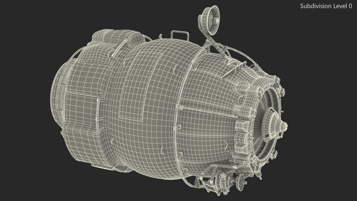 ISS Module Poisk Mini Research Module 2 3D model