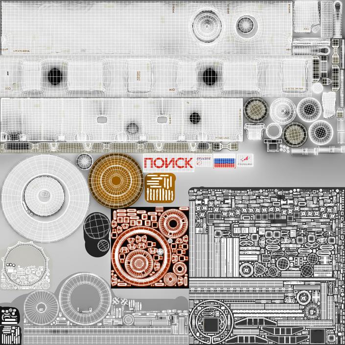 ISS Module Poisk Mini Research Module 2 3D model