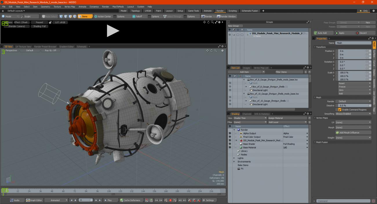 ISS Module Poisk Mini Research Module 2 3D model