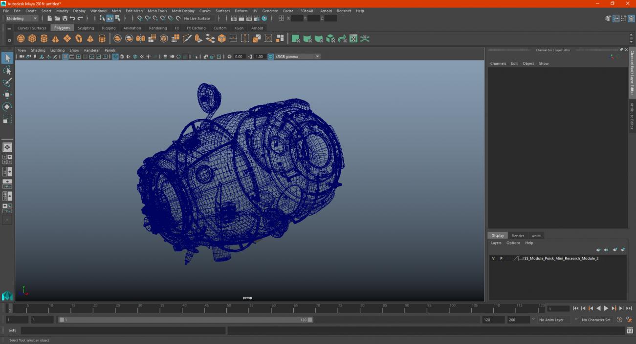 ISS Module Poisk Mini Research Module 2 3D model